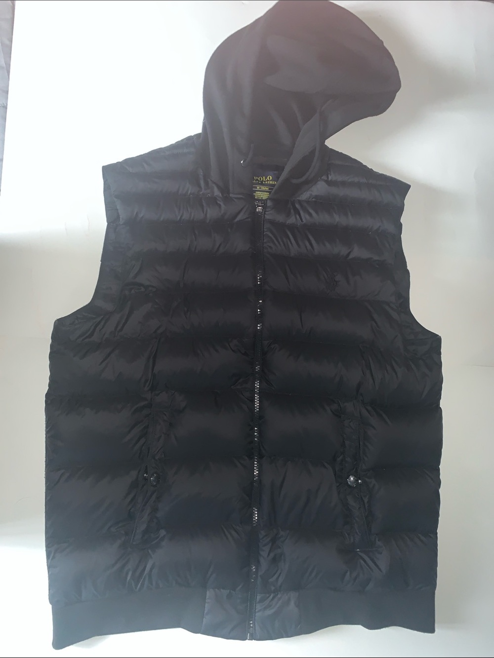Men’s Polo Ralph Lauren Hooded Puffer Vest Size M